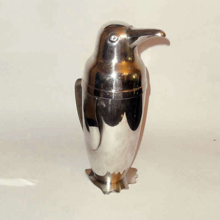 Two Art Deco cocktail shakers.
