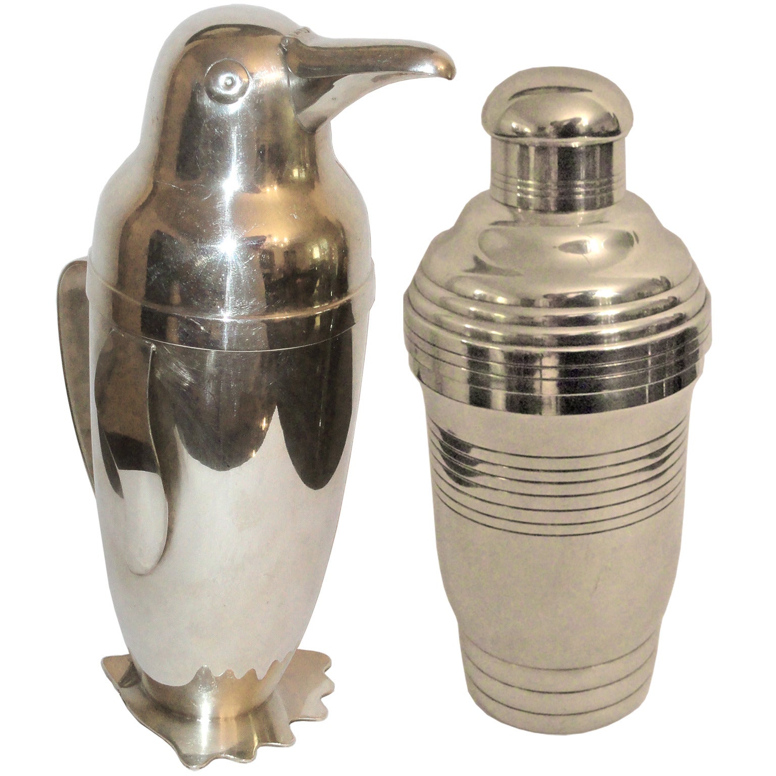 Magnifique shaker "Pingouin" conçu par Emil A. Schuelke et Streamline Shaker