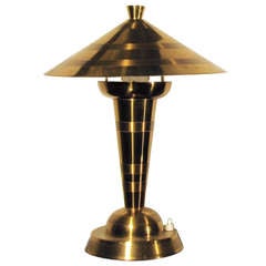 Edmond Etling Art Deco table lamp