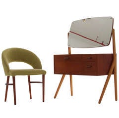 Sweet Danish Modern Child
s Dressing Table And Chair Retro Sweet Danish Modern Child
s Dressing Table And Chair
