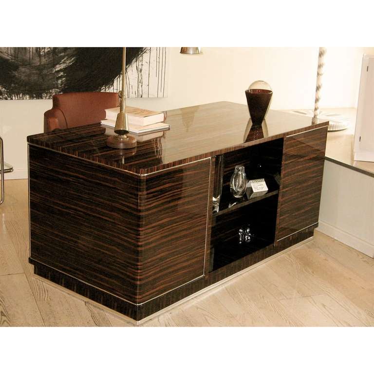 Art Deco Macassar Desk