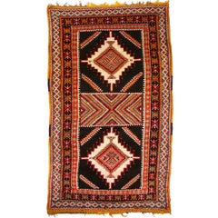 A Vintage Moroccan Berber Rug