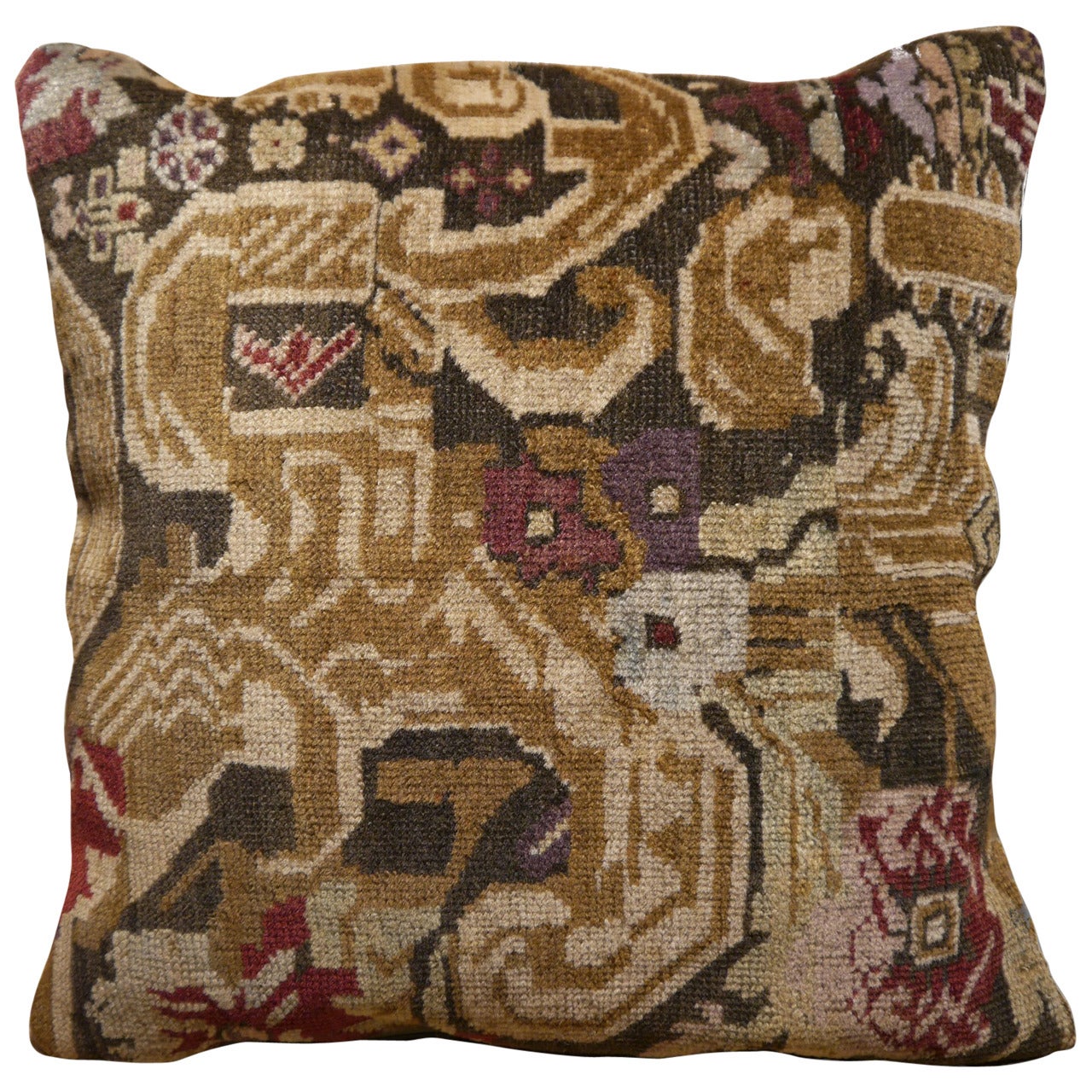 Antique Bessarabian Rug Pillow