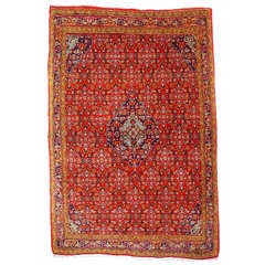 Old brickred Bidjar rug