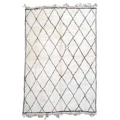 Large Beni Ouarain Moroccan Berber Rug Large Beni Ouarain Moroccan Berber Rug