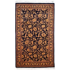 Fine Contemporary Wool and Silk Srinagar Carpet 12