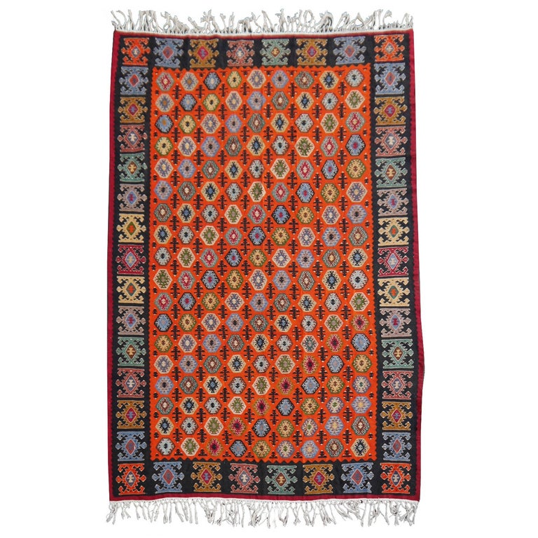 Vintage Turkish Kilim For Sale at 1stDibs