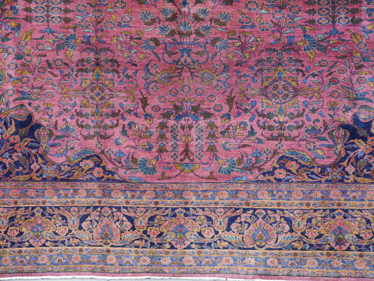 Indian Fantastic Antique Agra Carpet