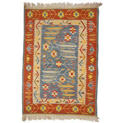 Vintage Turkish Kilim 8