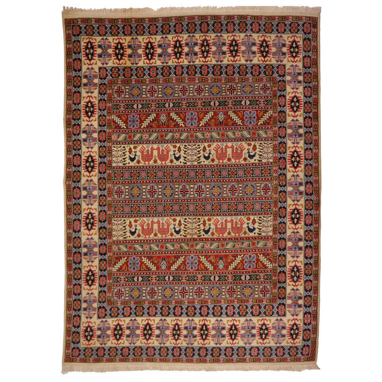 Vintage North African Rug at 1stdibs