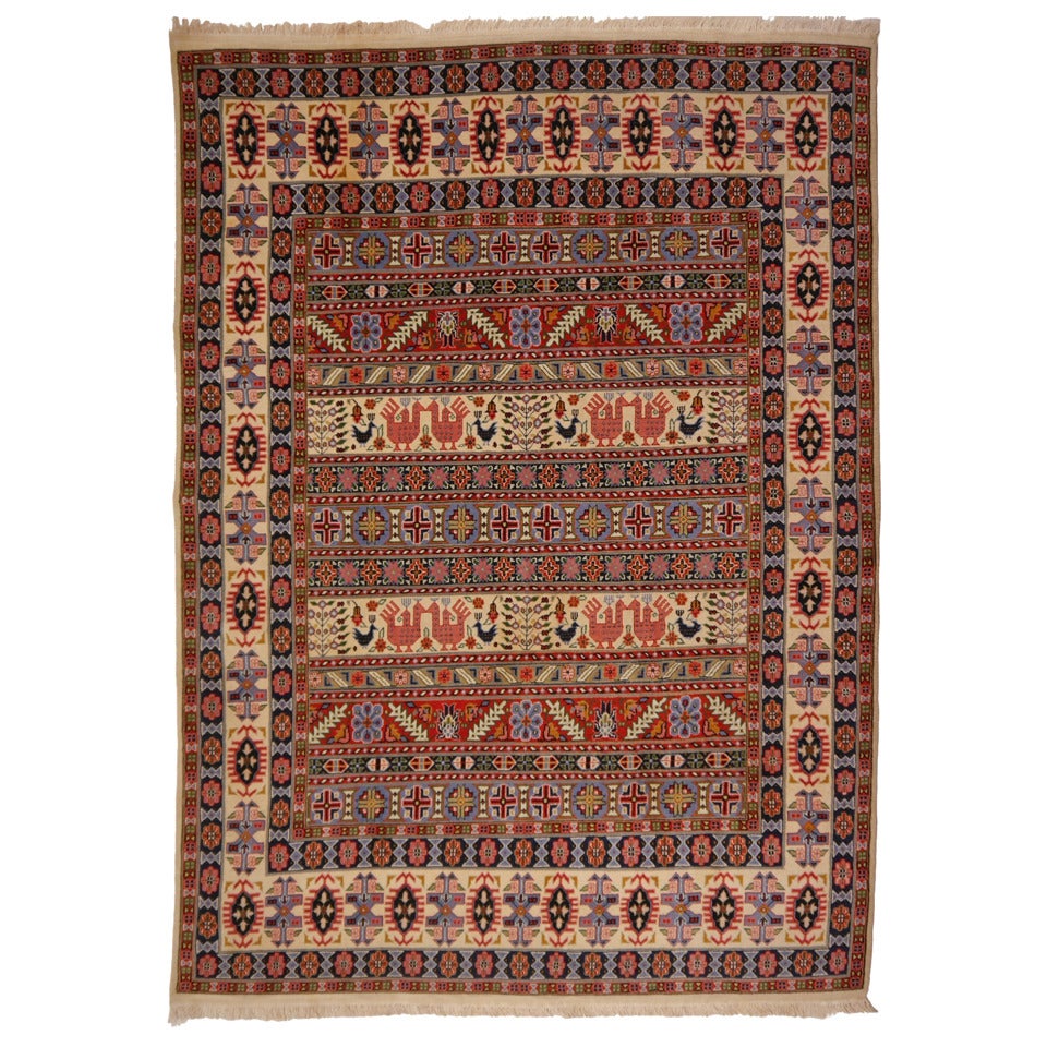 Vintage North African Rug