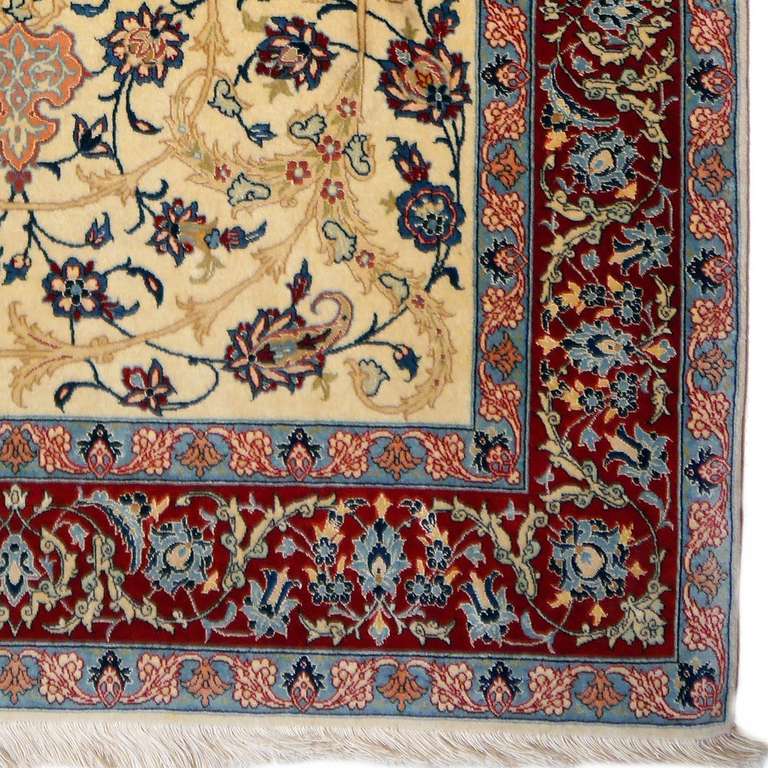 Fine Signed Isfahan Rug 1