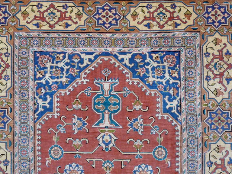 hereke silk prayer rug