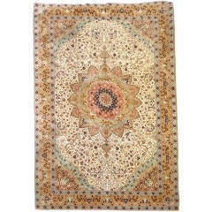 Great and Very Fine Vintage Turkish Hereke Carpet Oversize 5