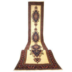Vintage Turkish Long Runner Rug 9