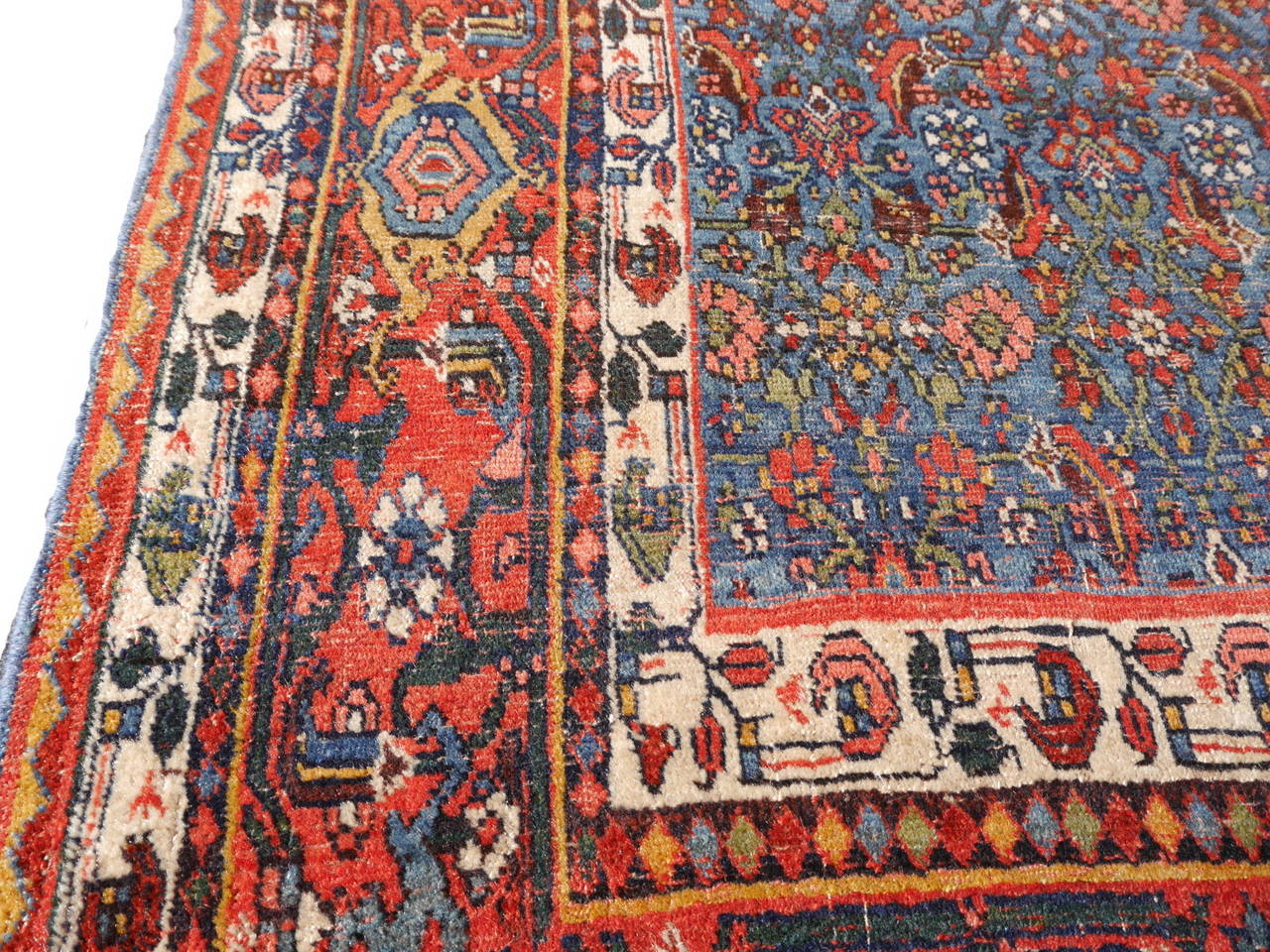 Large Antique Pre-1900 Bidjar Carpet In Good Condition In Lohr, Bavaria, DE