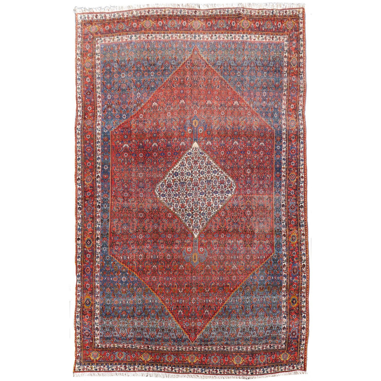Large Antique Pre-1900 Bidjar Carpet