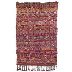 Vintage One of a Kind North African Berber Wedding Blanket
