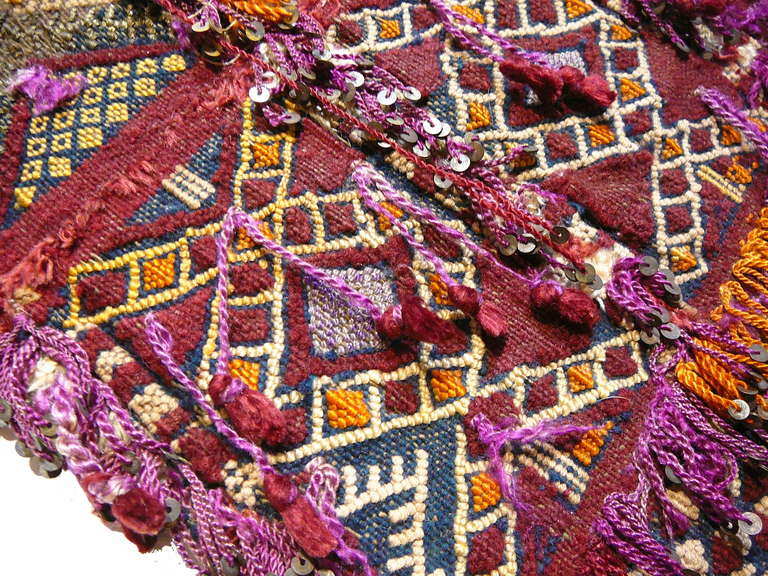 Moroccan Antique One of a Kind North African Berber Wedding Blanket