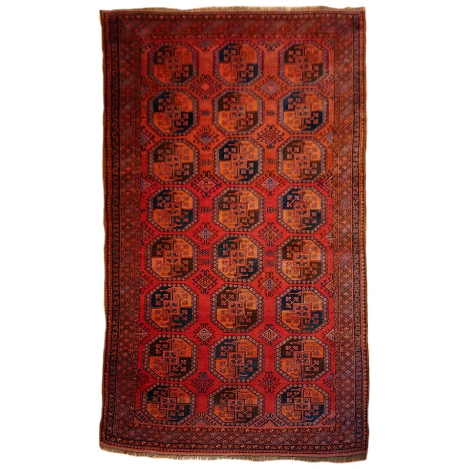 Ersari Antique Turkmen Gentlemens Carpet Large Size