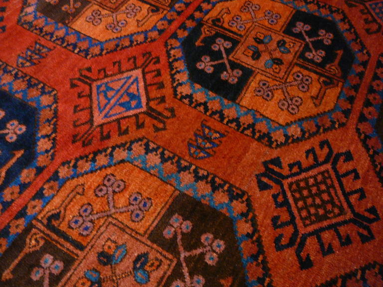 Large oversized tribal rug Afghan Ersari Turkoman or Turkmen rug

Beautiful antique tribal Turkmen carpet in great condition. These carpets are named 