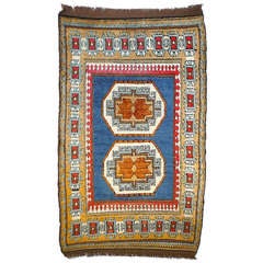 Vintage Turkish Tulu Kars rug