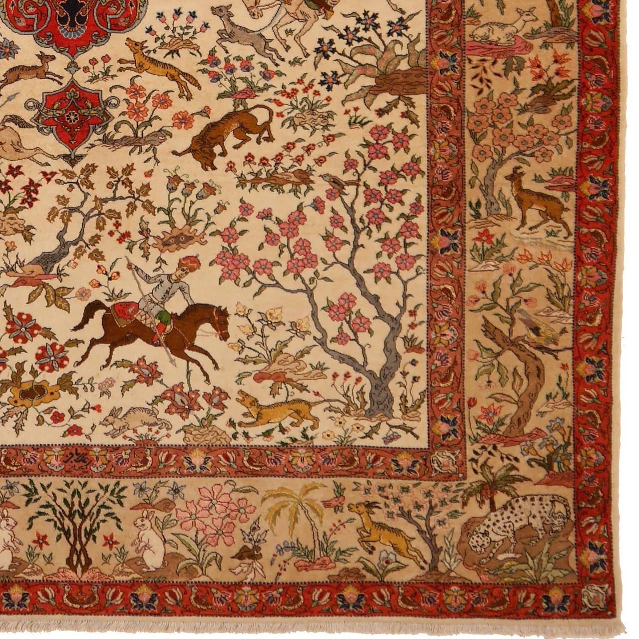 signed persian rug