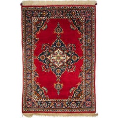 Vintage Persian Kashan Rug 4