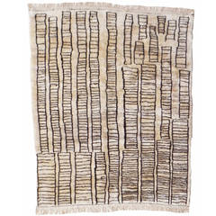 Beni Ourain Vintage Rug in "Manhattan Design"