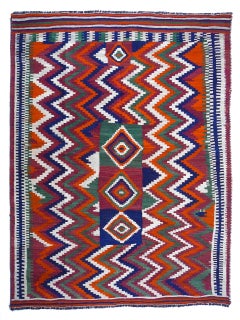 Rare semi antique turkish prayer kilim