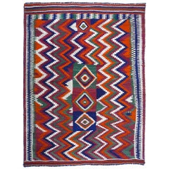 Rare semi antique turkish prayer kilim 1