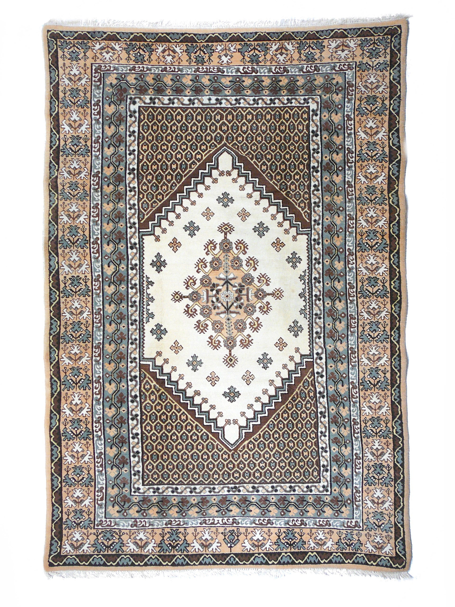 Vintage moroccan north african berber rug For Sale
