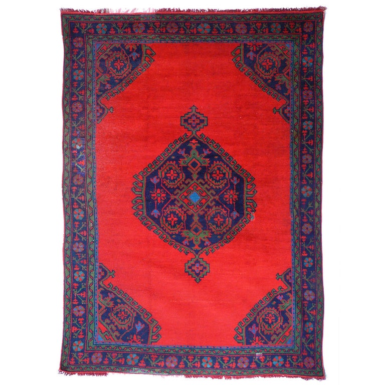 Antique Turkish Oushak Rug For Sale at 1stDibs
