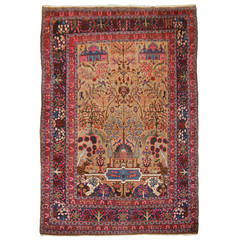 Antique Mashad Paradise Carpet