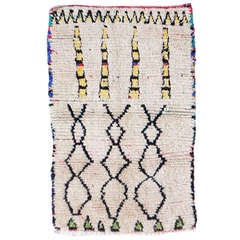 Vintage Tribal North African Rug