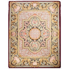 Königlicher antiker spanischer Savonnerie-Stil-Teppich