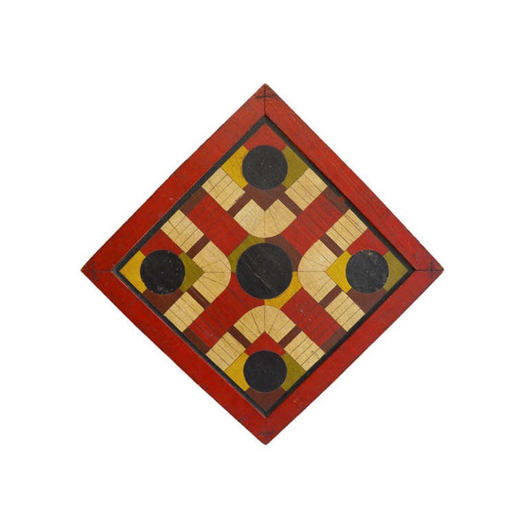Spectacular Double Sided Gameboard / Parcheesi & Checkers