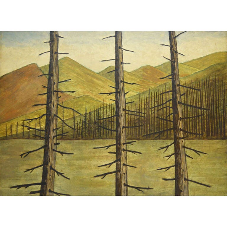 Emile Branchard: Looking Through The Pines