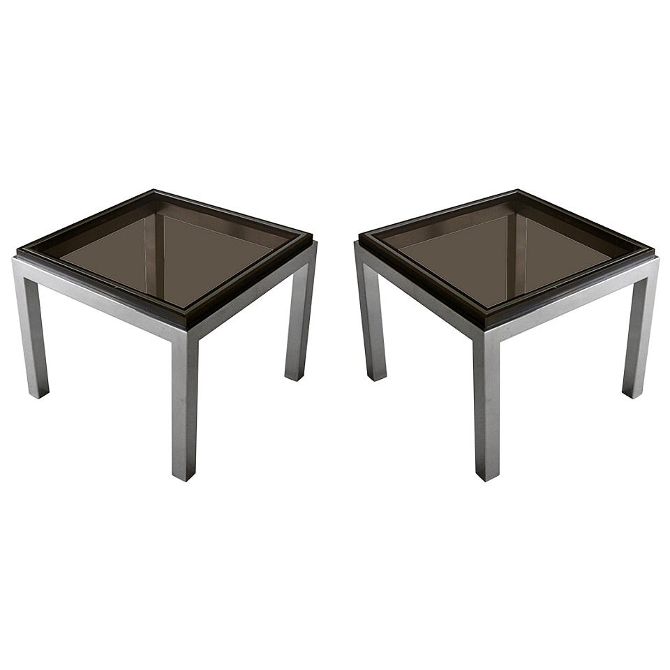 Pair of Jean Charles Style Side Tables, 1960s