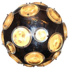 Futuristic Chandelier By Oscar Tolasco, 1960