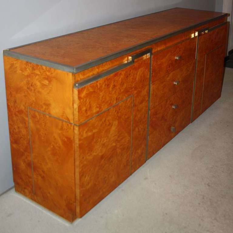 Modern Sideboard In The Manner Of Jean Claude Mahey, 1970's