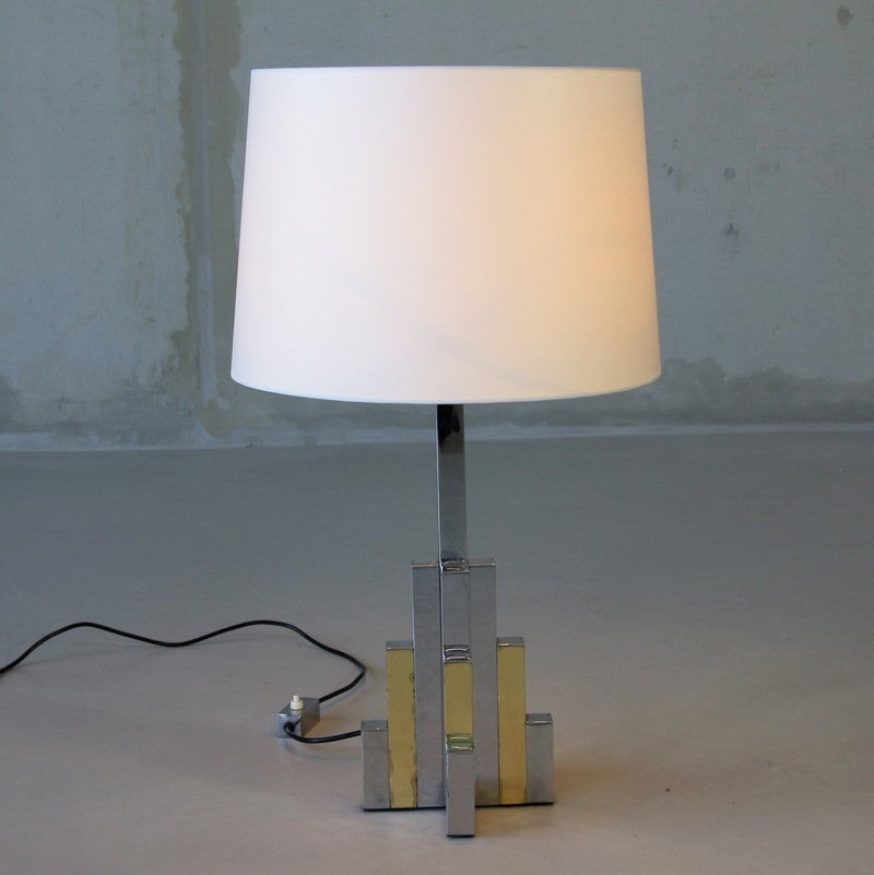 Italian Romeo Rega Style Table Lamp, 1970s For Sale