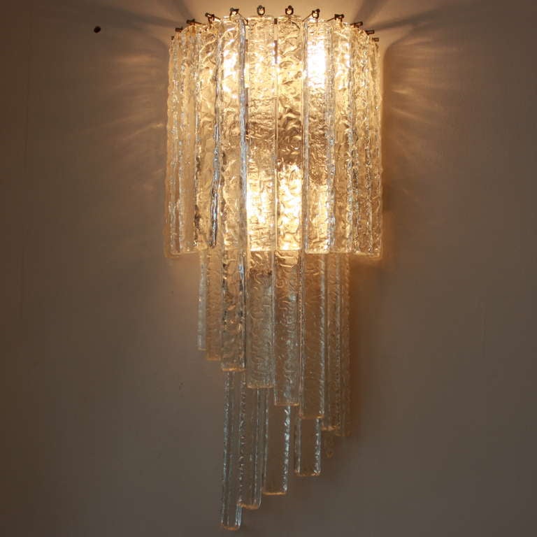 Pair Of Venini Appliques, Murano at 1stdibs