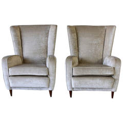 Pair of Paolo Buffa Style Lounge Chairs