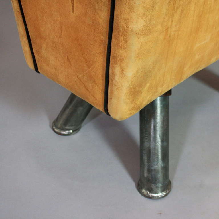 Modern Vintage Leather Pommel Horse, 1950's