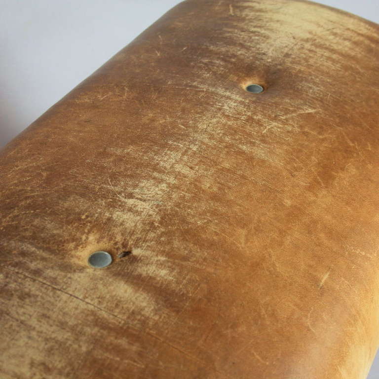 German Vintage Leather Pommel Horse, 1950's
