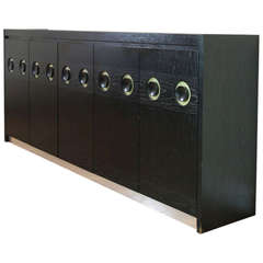 Ebonised Belgian Sideboard, 1970's