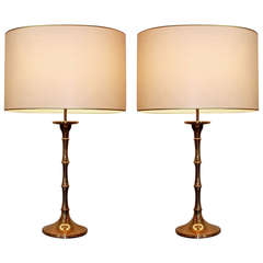 Pair of Ingo Maurer Table Lamps, 1970's