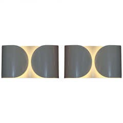Pair of Wall Sconces by Tobia Scarpa
