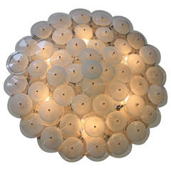 Large VISTOSI Wall Sconce or Ceiling Light, Italy